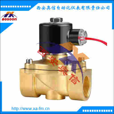 2W-160电磁阀 2W160-15黄铜丝口水用电磁阀