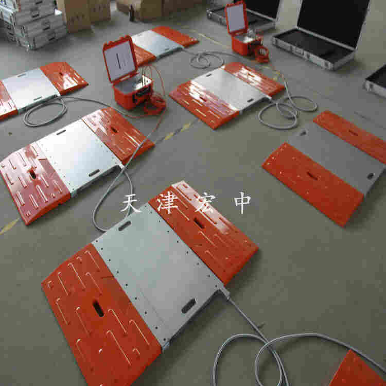 宝鸡市80T便携式汽车地磅 有线轴重秤价格