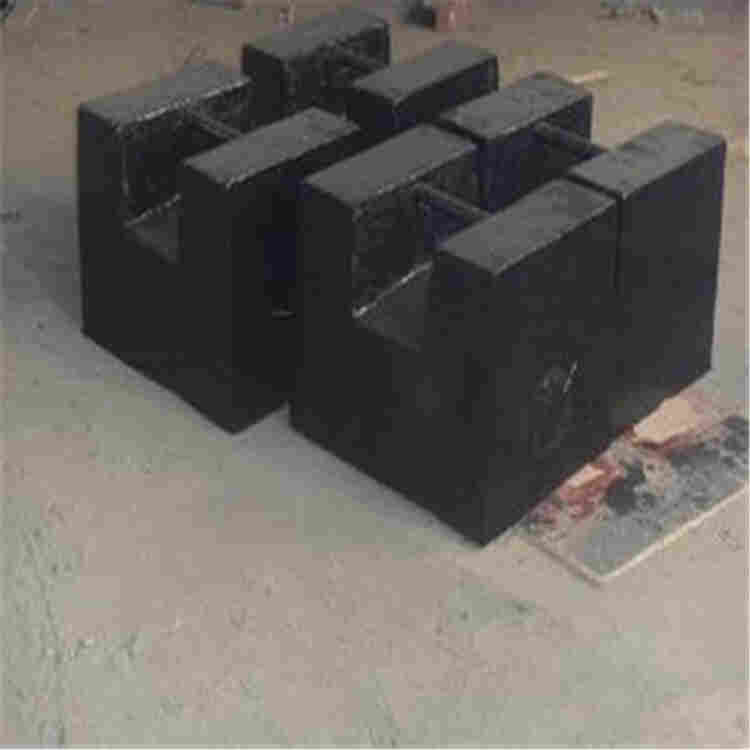 安徽淮南1000kg房梁地基压载砝码 锁型砝码