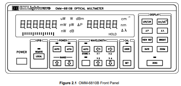 ILX Lightwave OMM-6810B光萬用表