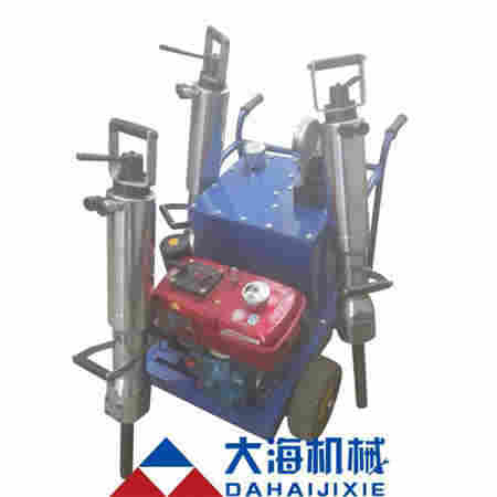 液压劈裂棒开挖井桩岩石设备 液压劈石机
