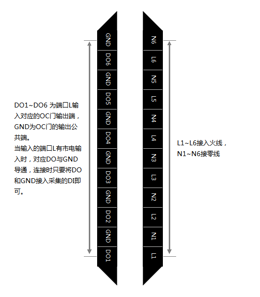 220转干接点 市电通断检测模块