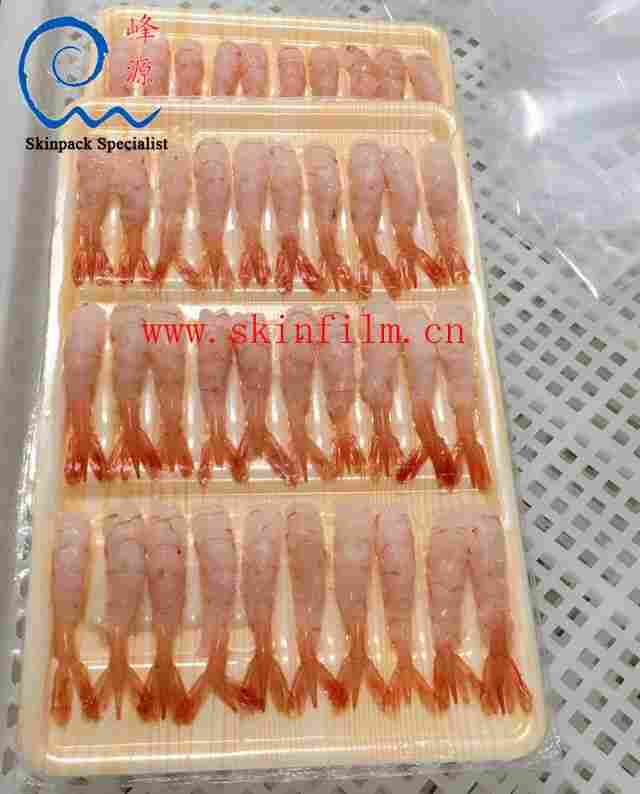  食品真空贴体膜（食品贴体膜）虾贴体包装案例：