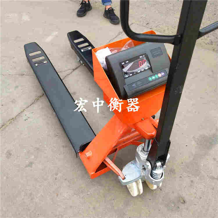 黑龙江省2吨带叉车的电子秤 液压拖车秤