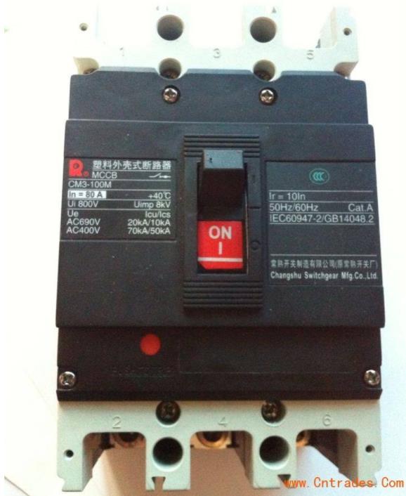 常熟电气开关厂塑壳断路器CM1-250/4200A 200A