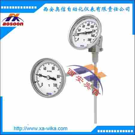 威卡wika温度计 S5526.63双金属温度计 轴向 不锈钢 安徽威卡销售处