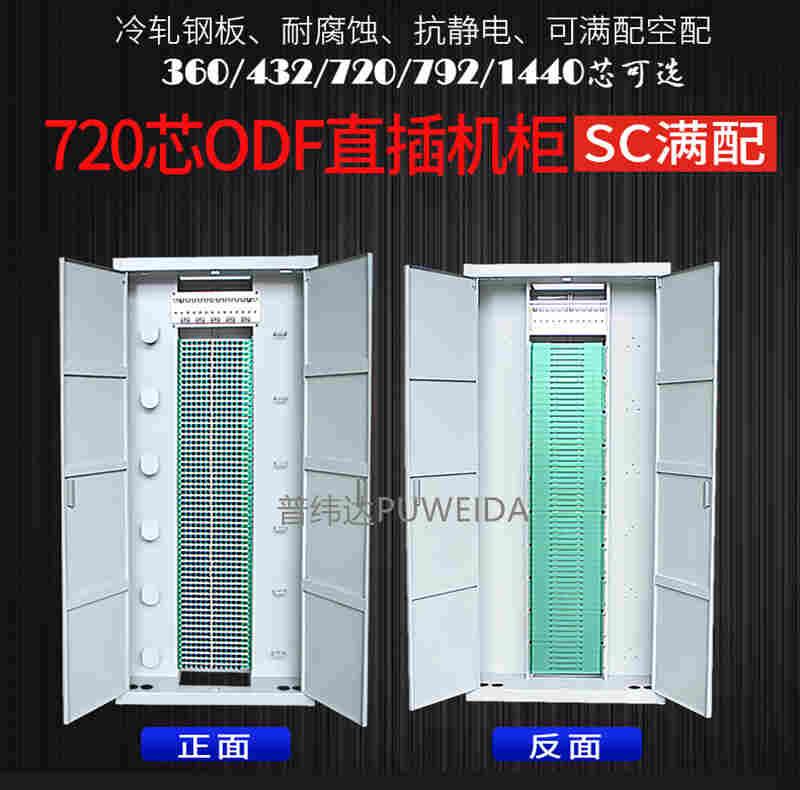 1152芯三网合一网络机柜