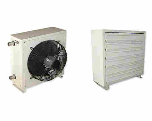 厂房8GS型热水暖风机工作原理