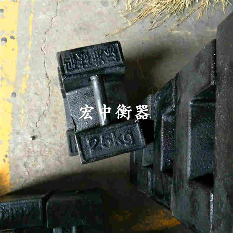 茂名市20千克灰口铸铁砝码 黑色防腐砝码