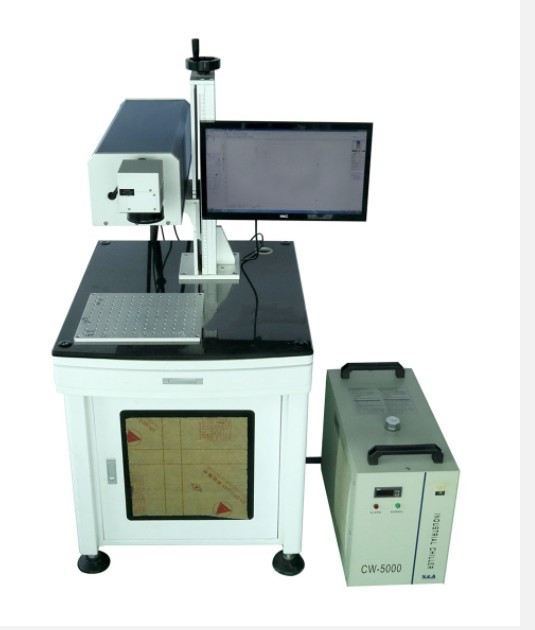 紫外激光打標機廠家直銷UV塑膠殼充電器激光打碼機3W/5W  