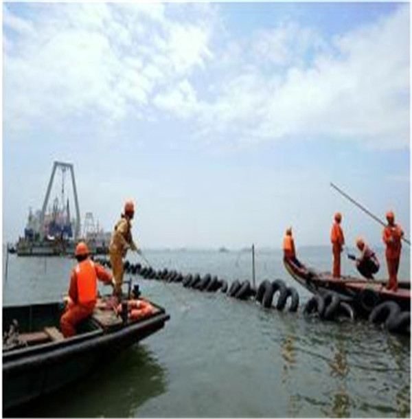沉管水上安装--江西省分公司环保施工