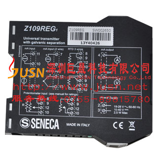 应意大利进口SENECA输入PC可编程信号隔离器Z109REG