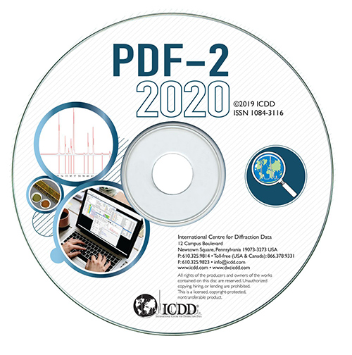 PDF-2 2020衍射数据库卡片PDF卡片