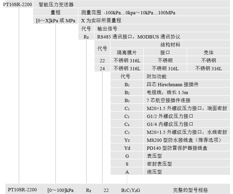 PT/LT10SR-2200型智能壓力/液位變送器-卓然天工