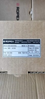 ROPEX溫控器模塊RES-406/400VAC 訂貨號(hào)740603