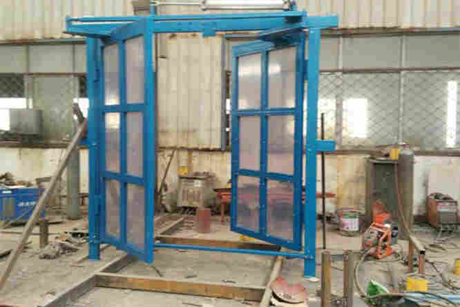 矿用高分子复合板材无压风门聚碳酸酯透明耐力板全透明可视门扇