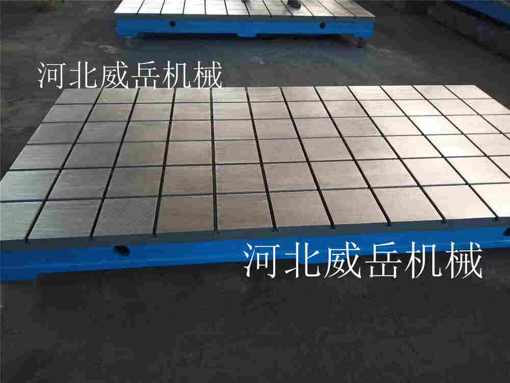 防震試驗(yàn)鐵地板1000×1500mm3級(jí)精度帶減振槽