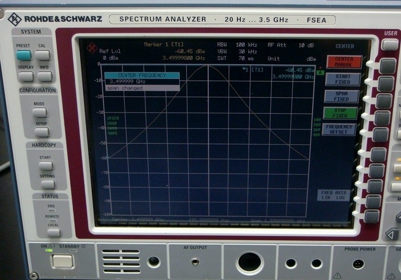 維修回收FSEA30 Rohde Schwarz 3G頻譜分析儀