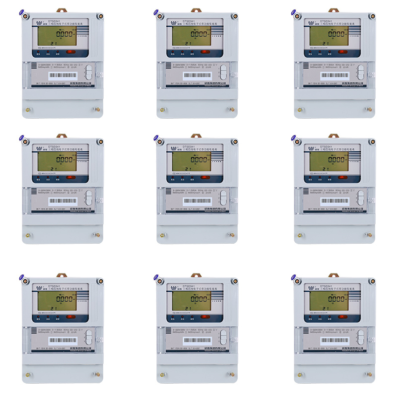 長沙威勝電表DTSD341-MB3三相四線電子式電能表關(guān)口表