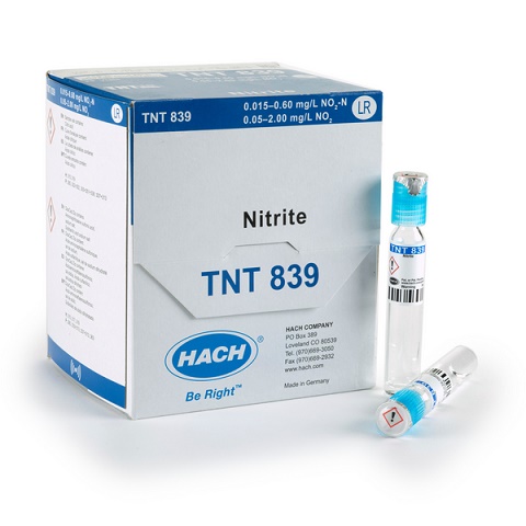 哈希亞硝酸鹽試劑盒TNT83925次測試量程0.015-0.600mg/L