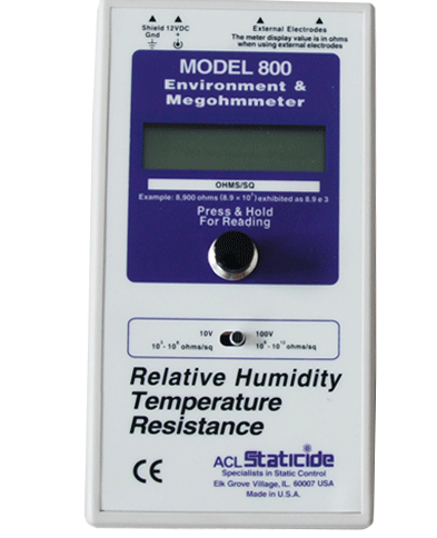 美国ACL Staticide 的 ACL800 数字兆欧表 ACL-800表面电阻测试仪