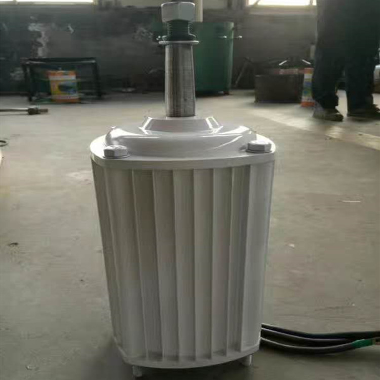 實驗測試水輪發(fā)電機低速水流發(fā)電用永磁發(fā)電