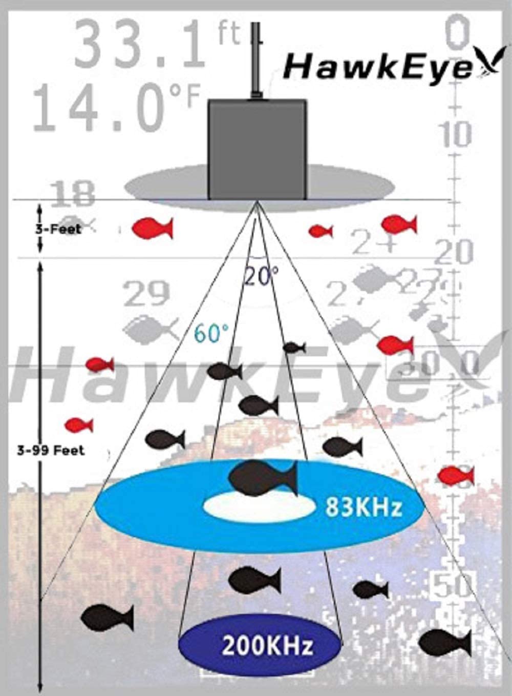 現(xiàn)貨 HawkEye FISHTRAX 1C 尋魚器探魚器