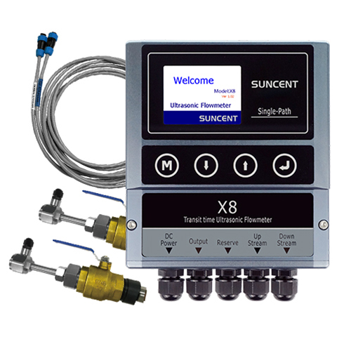 迅昇SUNCENT X8高精度0.5級超聲波流量計 SUNCENT深圳迅昇流量計