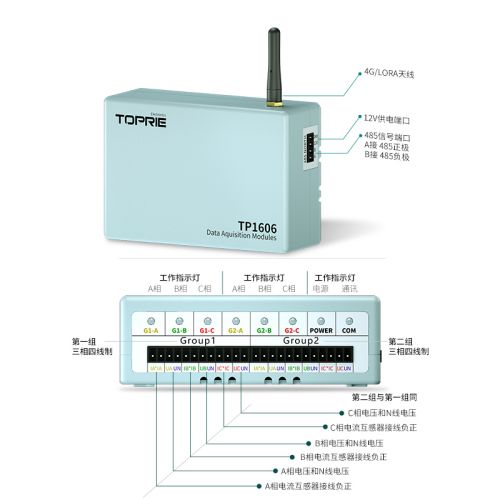 拓普瑞TP1606三相多功能電力儀表監(jiān)測