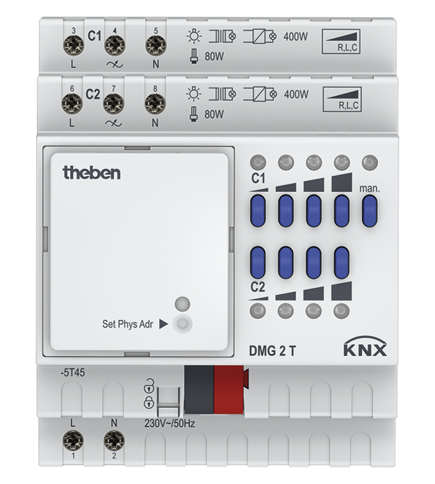 theben德國泰邦KNX調光執(zhí)行器調光驅動器