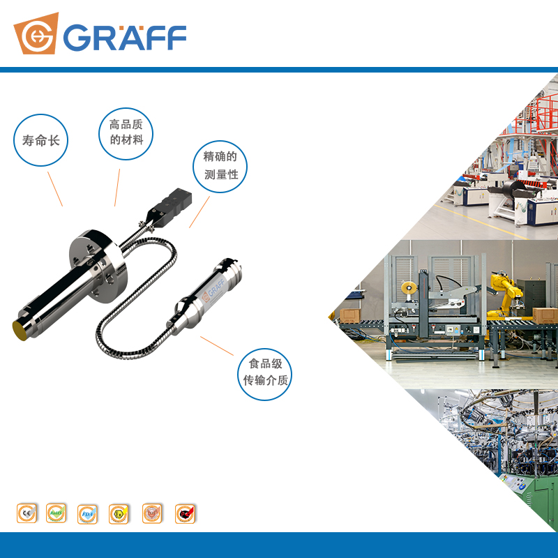 GRAEFF格拉夫DAIX系列高溫熔體防爆法蘭壓力變送器