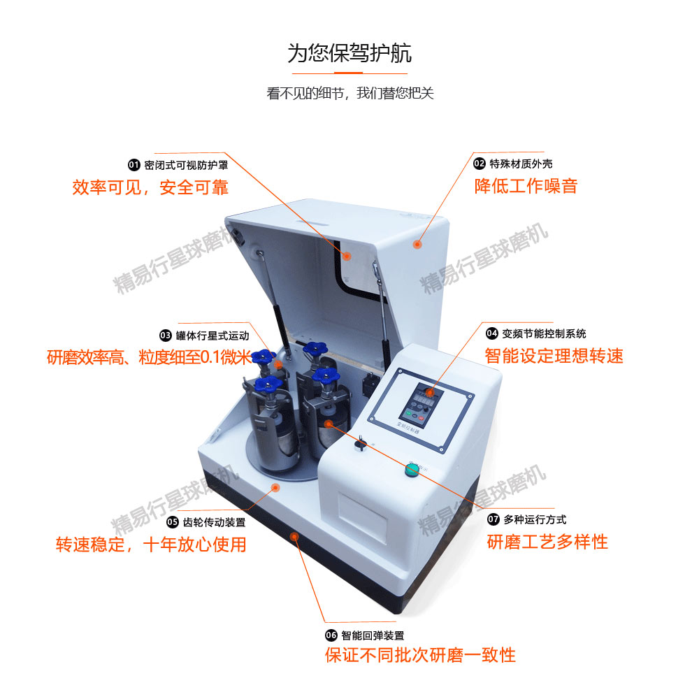 行星球磨機納米級實驗室行星磨機小型行星式球磨機實驗球磨機