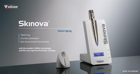 德国新款SKINOVA超声波家用紧致提拉再生导入电子美容仪