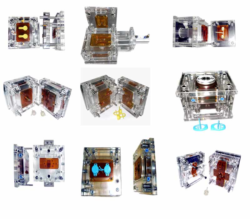 彩色耐高温透明注塑模具