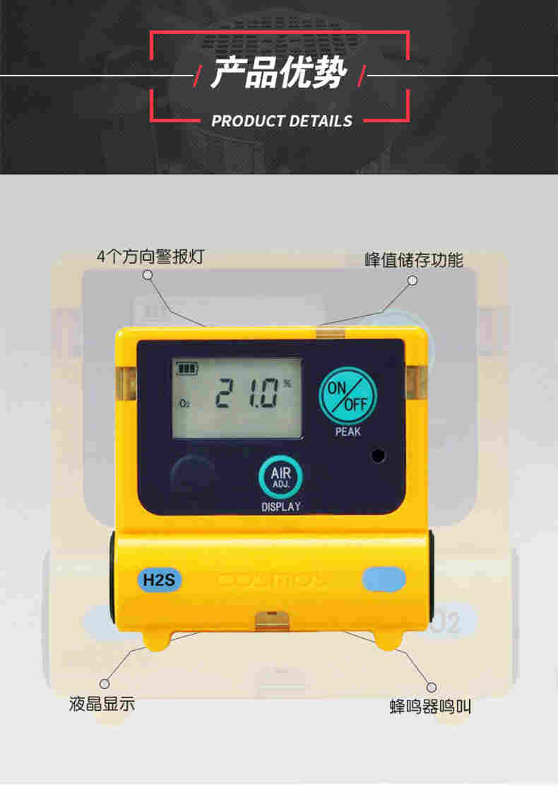 XS-2200型 新宇宙硫化氢检测仪