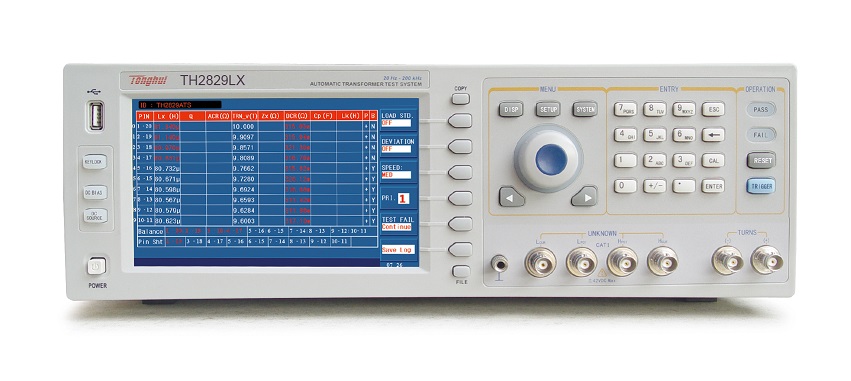 同惠網(wǎng)絡變壓器綜合測試儀TH2829Lx網(wǎng)絡變壓器綜合測試儀