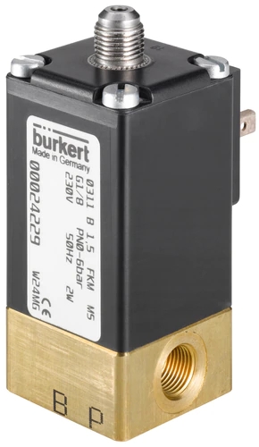 寶德BURKERT電磁閥0311 - 直動式二位三通升降式銜鐵閥原裝產品供應