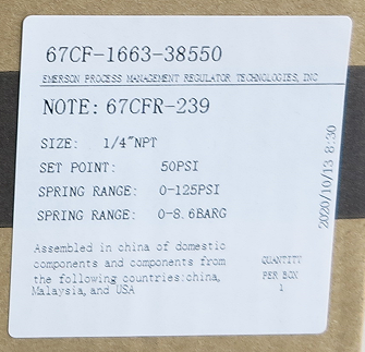 67CFR-239空氣過濾減壓閥67CF-1663-38550帶壓力表