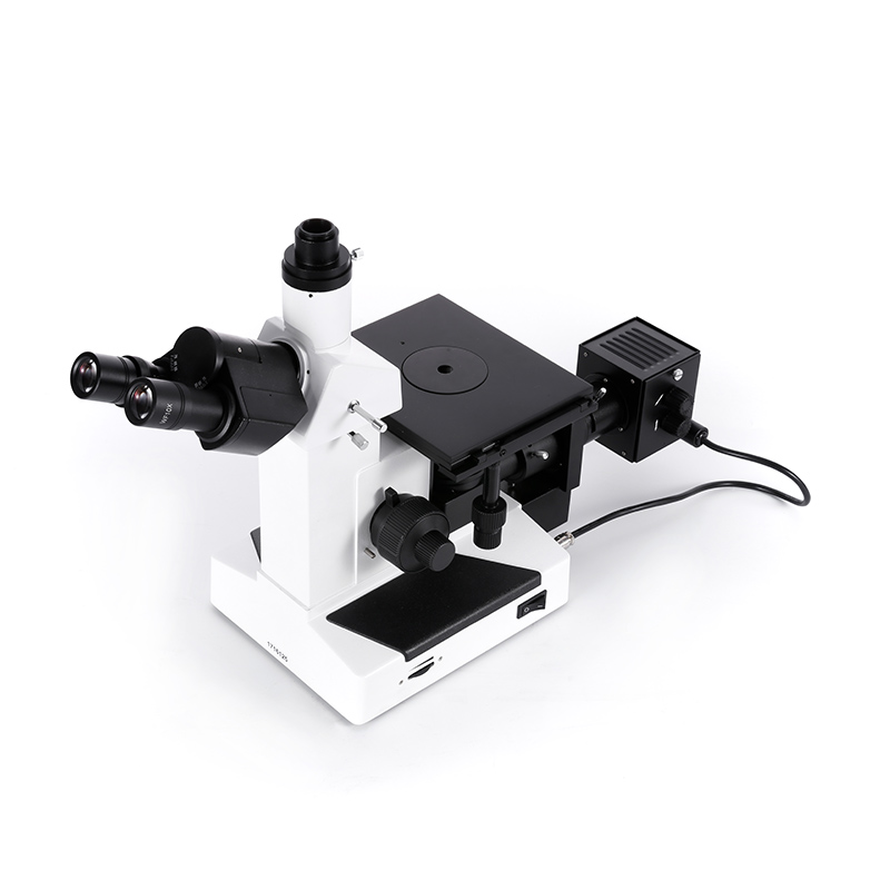 金相显微镜三目倒置WY-17AT高清高倍电子台式*ccd光学金相仪