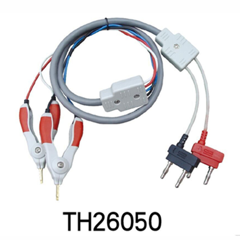 同惠 低电阻测试仪夹具TH26004A开尔文电缆TH26050贴片