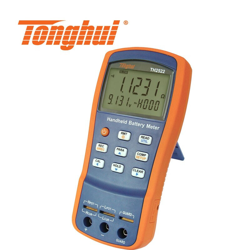 Tonghui/同惠 TH2522 手持交流低电阻仪电池内阻/电压测试仪 10m