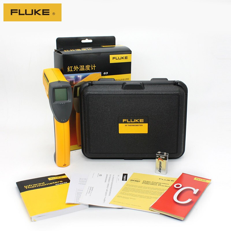 福禄克 FLUKE  F63 非接触式测温仪 红外测温仪 温度计