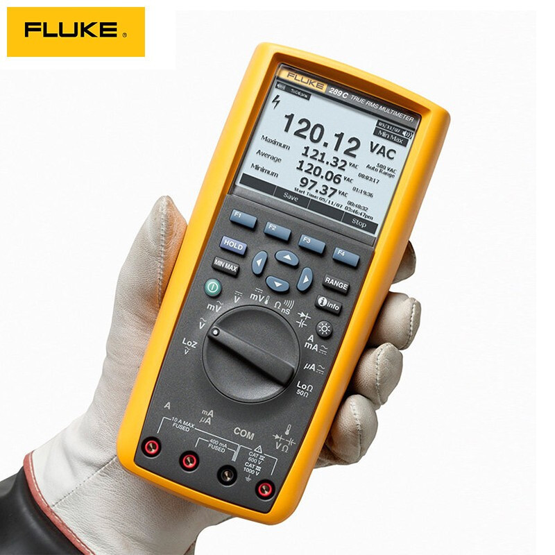 福禄克 FLUKE 真有效值工业用记录万用表 手持式万用表 F289/FV