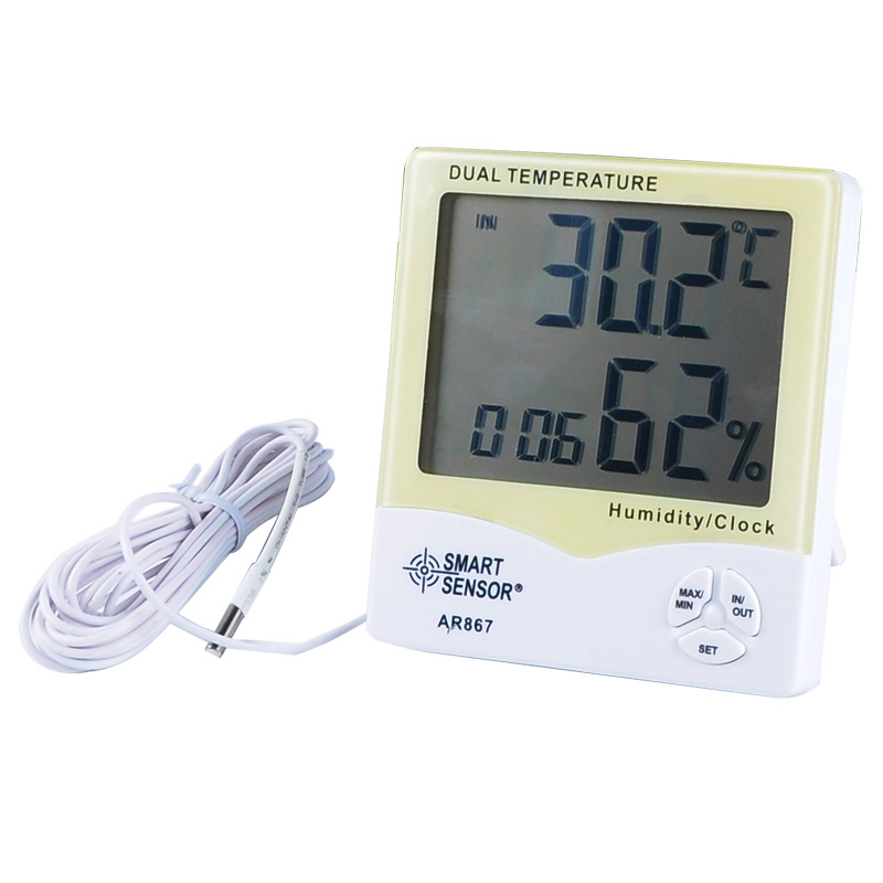 AS807智能干湿度表 电子温度计 AS807温湿度计