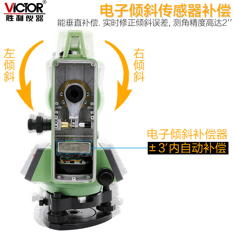 Vicotr激光经纬仪 VC871/871L激光对点带双激光工程道路放样