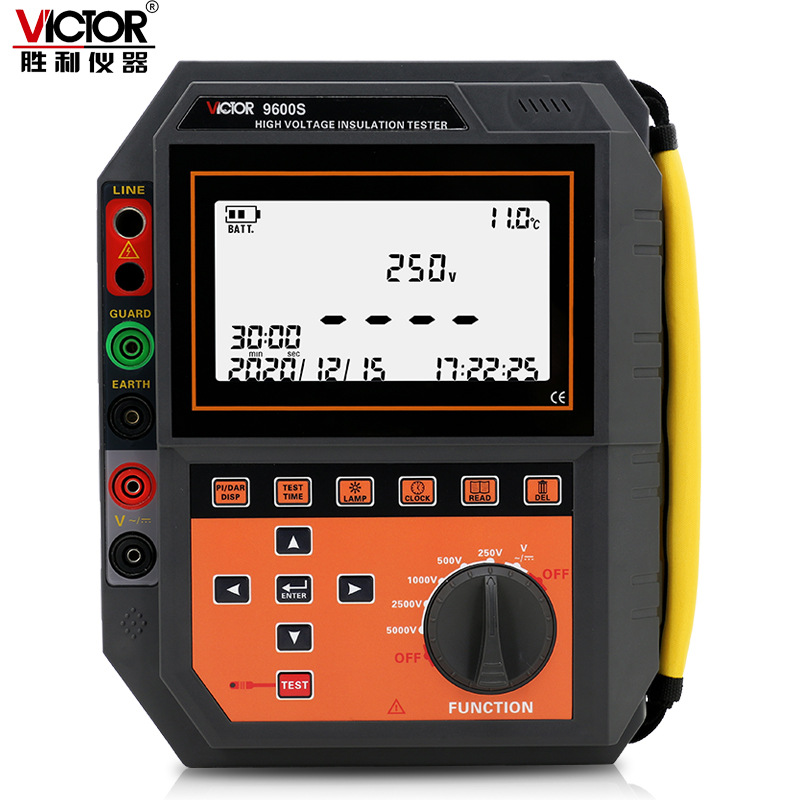 仪器VC9600S高压绝缘电阻测试仪 兆欧表 电阻测试器