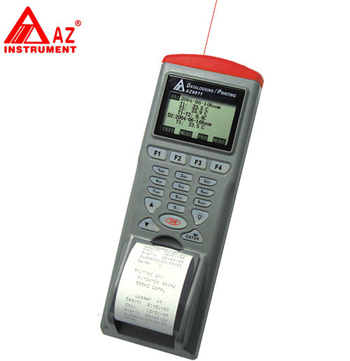 台湾衡欣 AZ9811 打印记忆式红外线测温仪 手持红外印表机