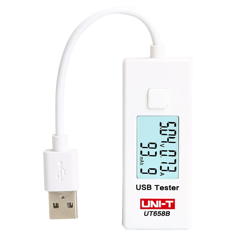 优利德UNI-T UT658B USB测试仪充电宝手机平板电脑USB端口检测