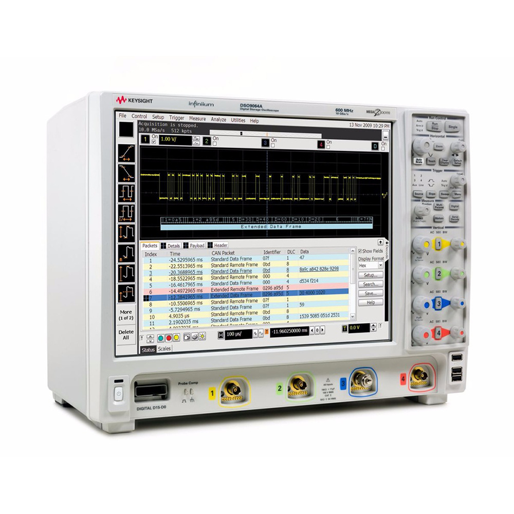 是德科技 DSO9064A 示波器600 MHz,4 个模拟通道