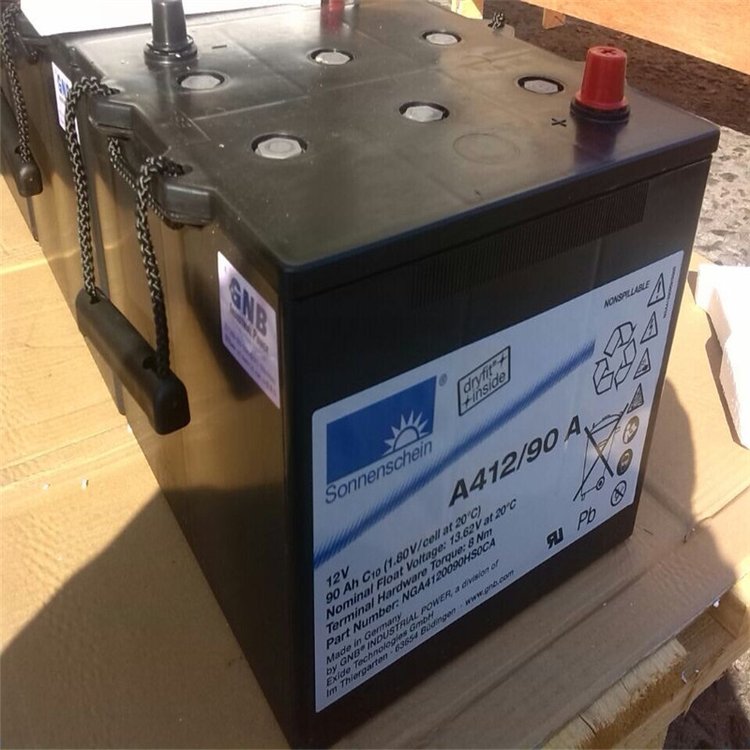 德国阳光蓄电池A412/100F10 12V100AH污水处理机器应用